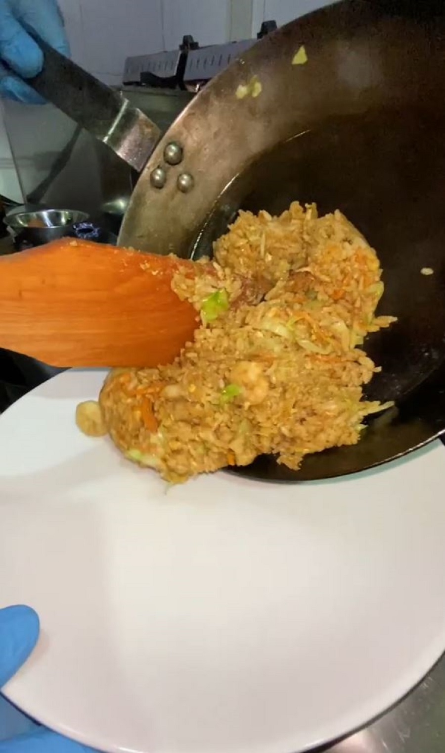 MSW Durian Fried Rice plate