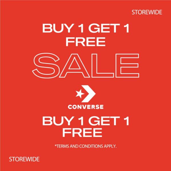 Converse S'pore Has 1-For-1 Deals On Sneakers &amp; Apparel Till 10 Aug
