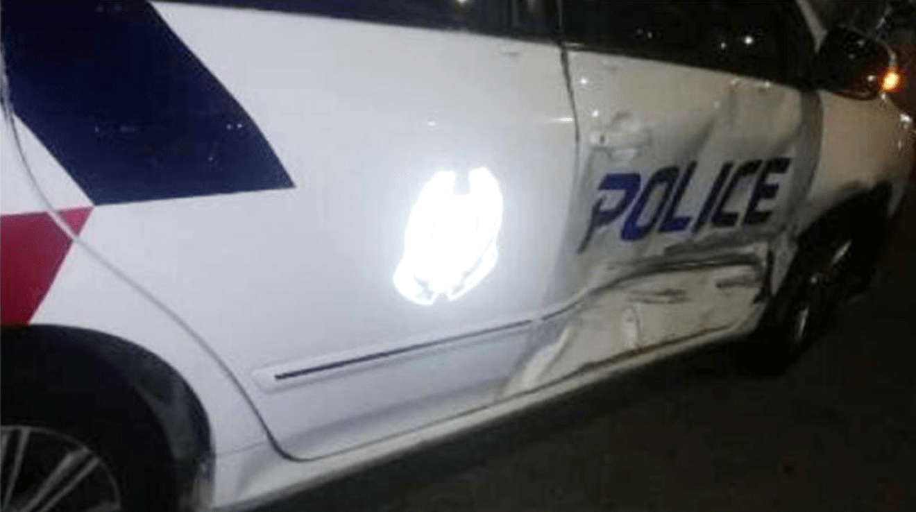 Police car escape