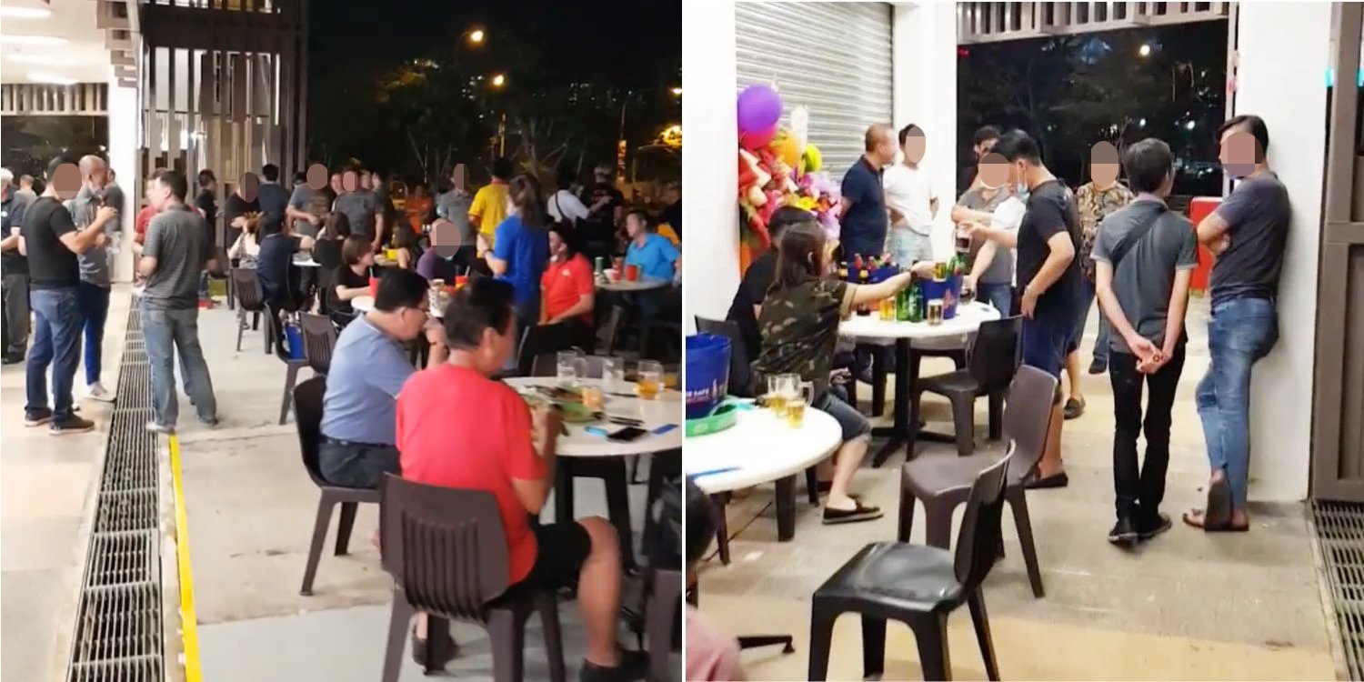 Sengkang Kopitiam Saw Huge Crowds On 18 Aug Many Patrons Didn T Wear Masks Properly