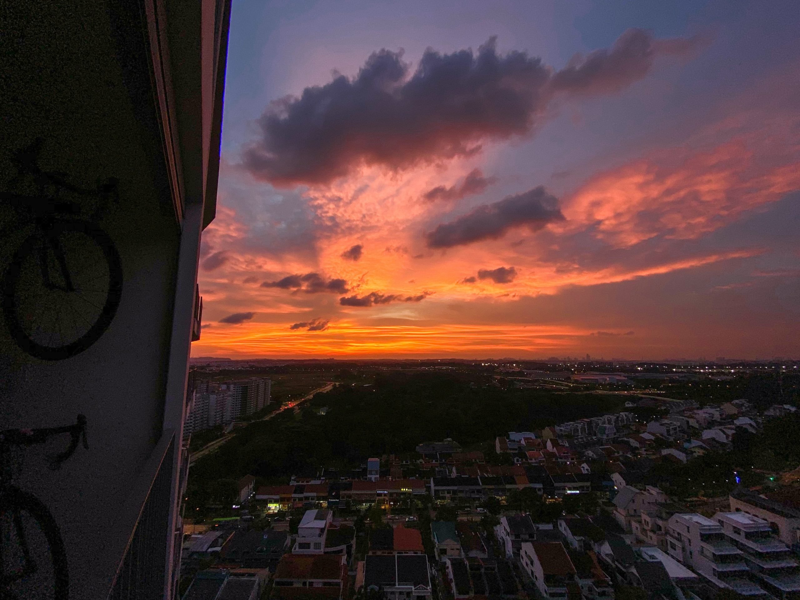 Balcony sunset