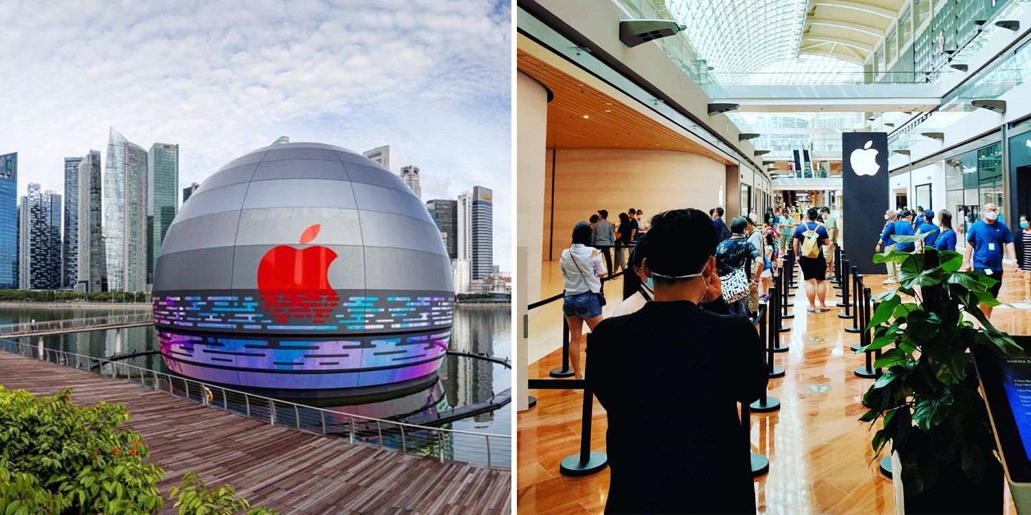 Apple MBS Store Sees Long Queues On Opening Day, Can Only Visit On 11 Sep