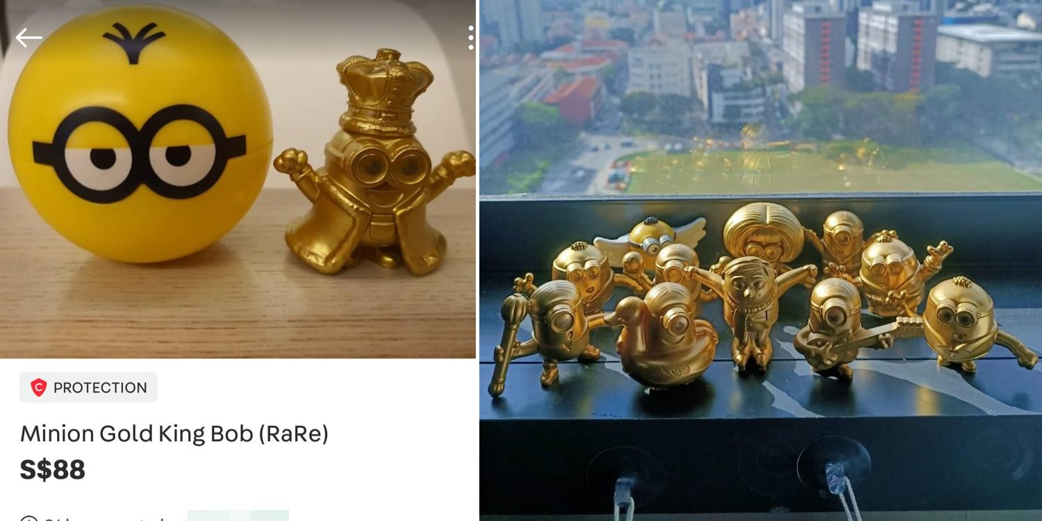 Mcdonald S Golden Minion Toys Resold On Carousell For Can Buy Almost 17 Happy Meals