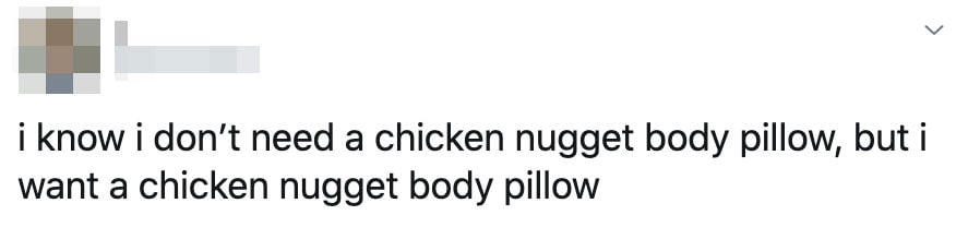 McDonald's nugget pillow