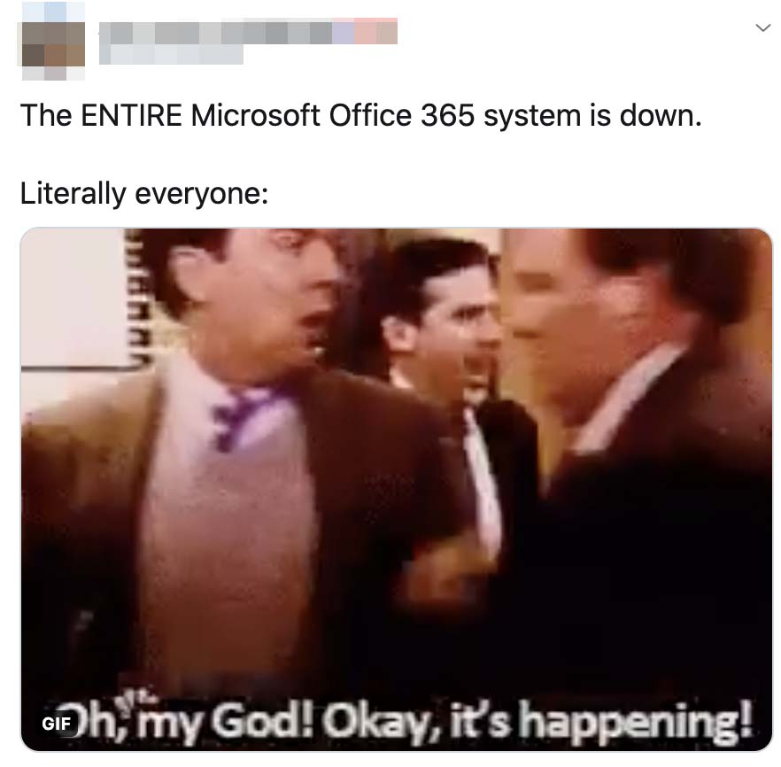 Microsoft services down