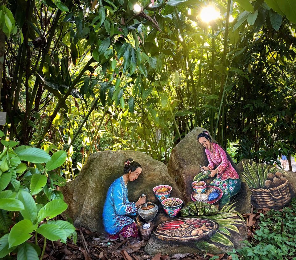 Botanic Muralists Botanic Gardens Artist Recalls Friend Who Asked Him To Paint There, She ...