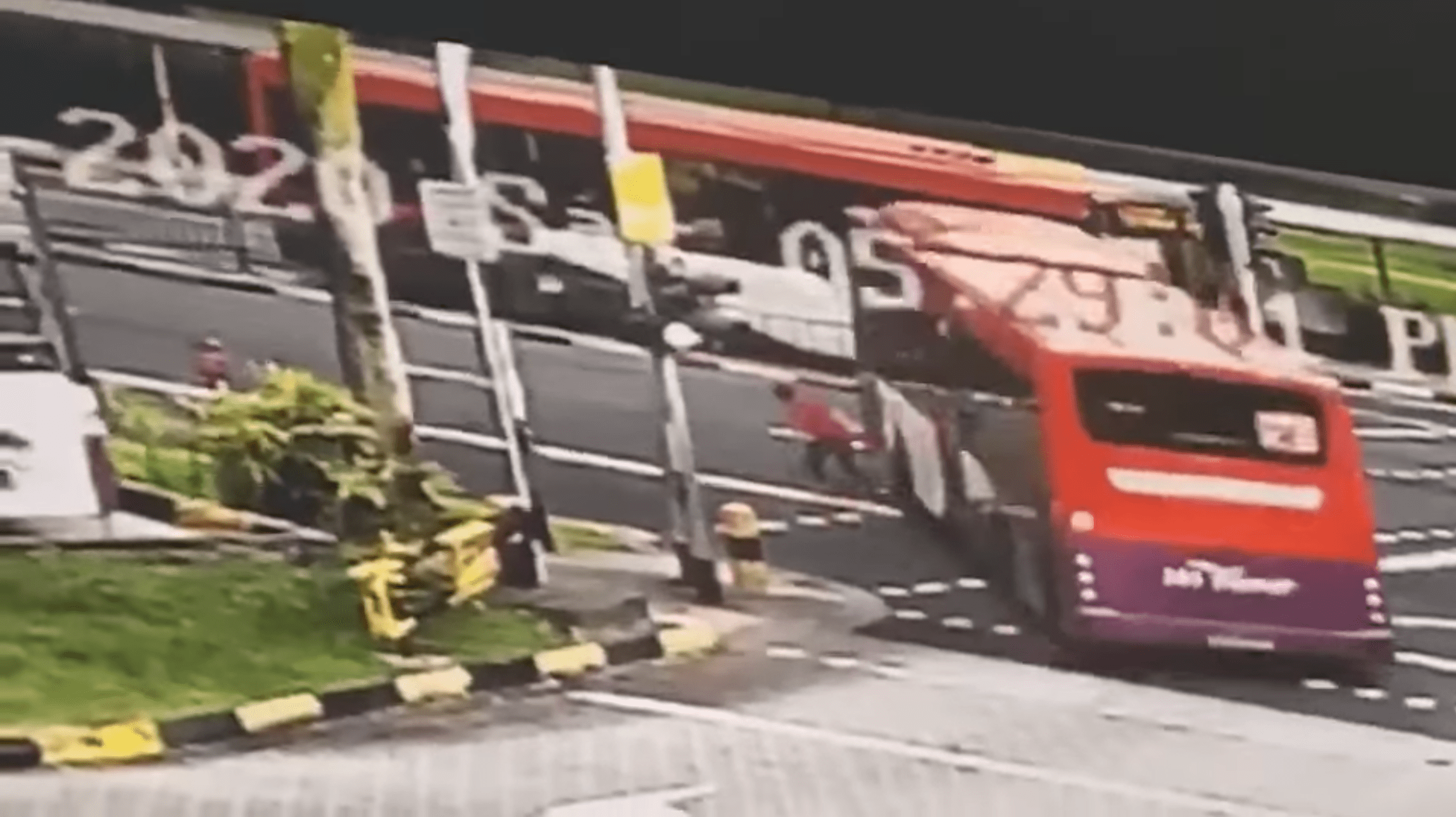SBS bus hits woman