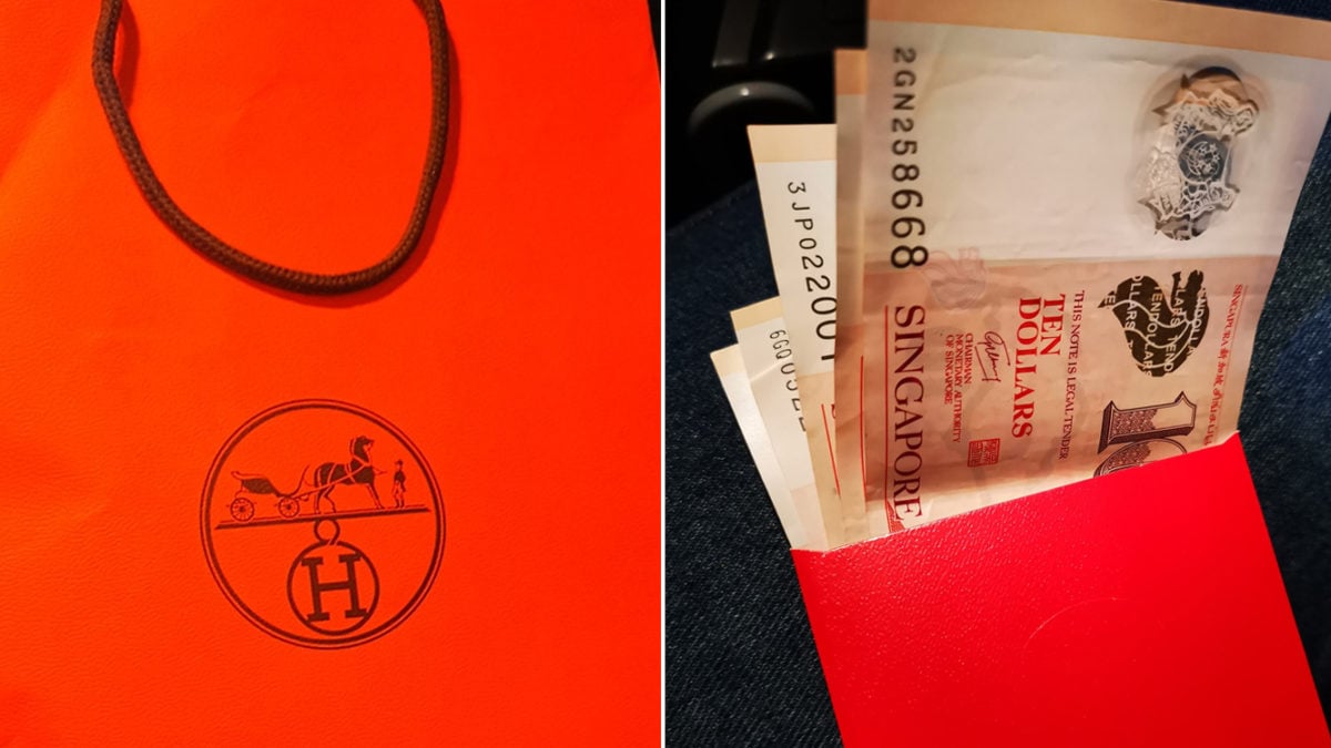 S'pore taxi driver returns passenger's Hermes shopping bag