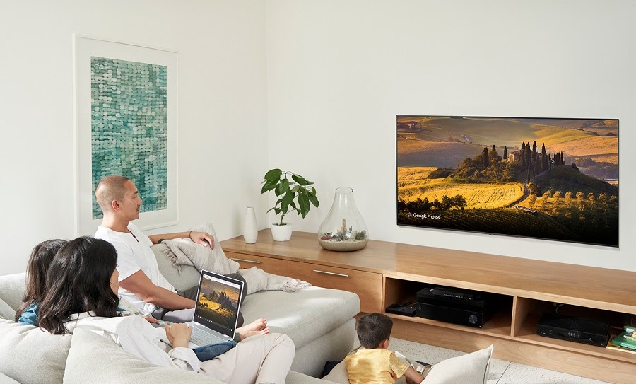 living room tv chromecast