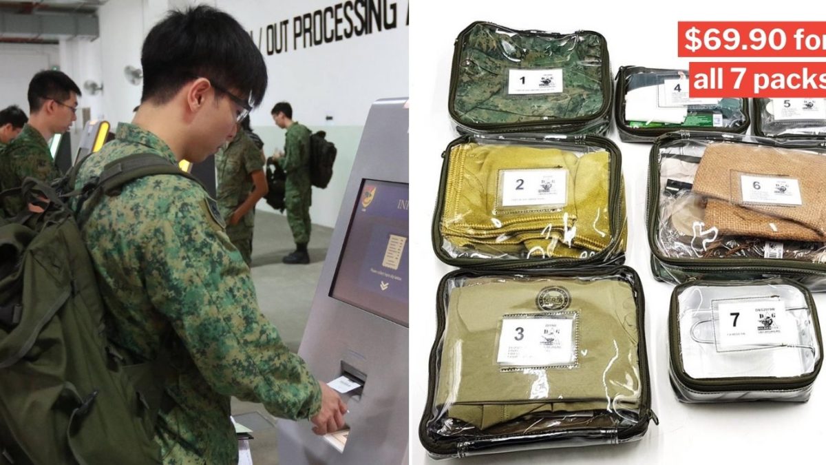 NSmen Can Get Reservist Packs For ICT, No Need Chiong To E-Mart Before  Reporting