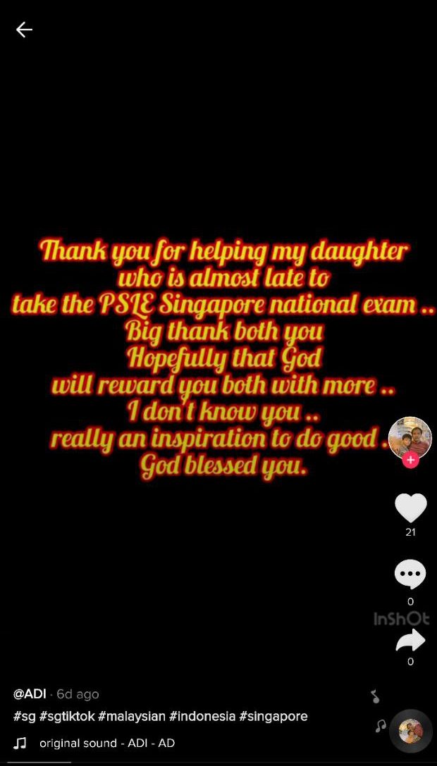 PSLE student late