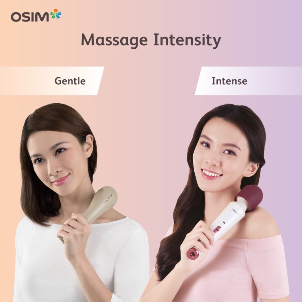 OSIM Handheld Massagers Let You Choose Intensity Level, For Gentle Or