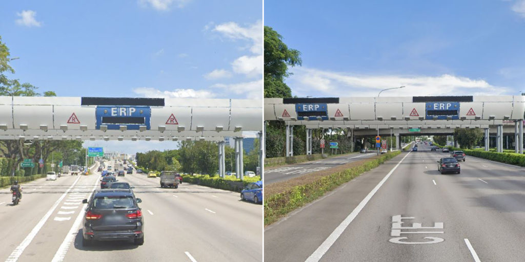 ERP Rates At 2 CTE Gantries Reduced To 0, Will Last Till 4 Jan 2021