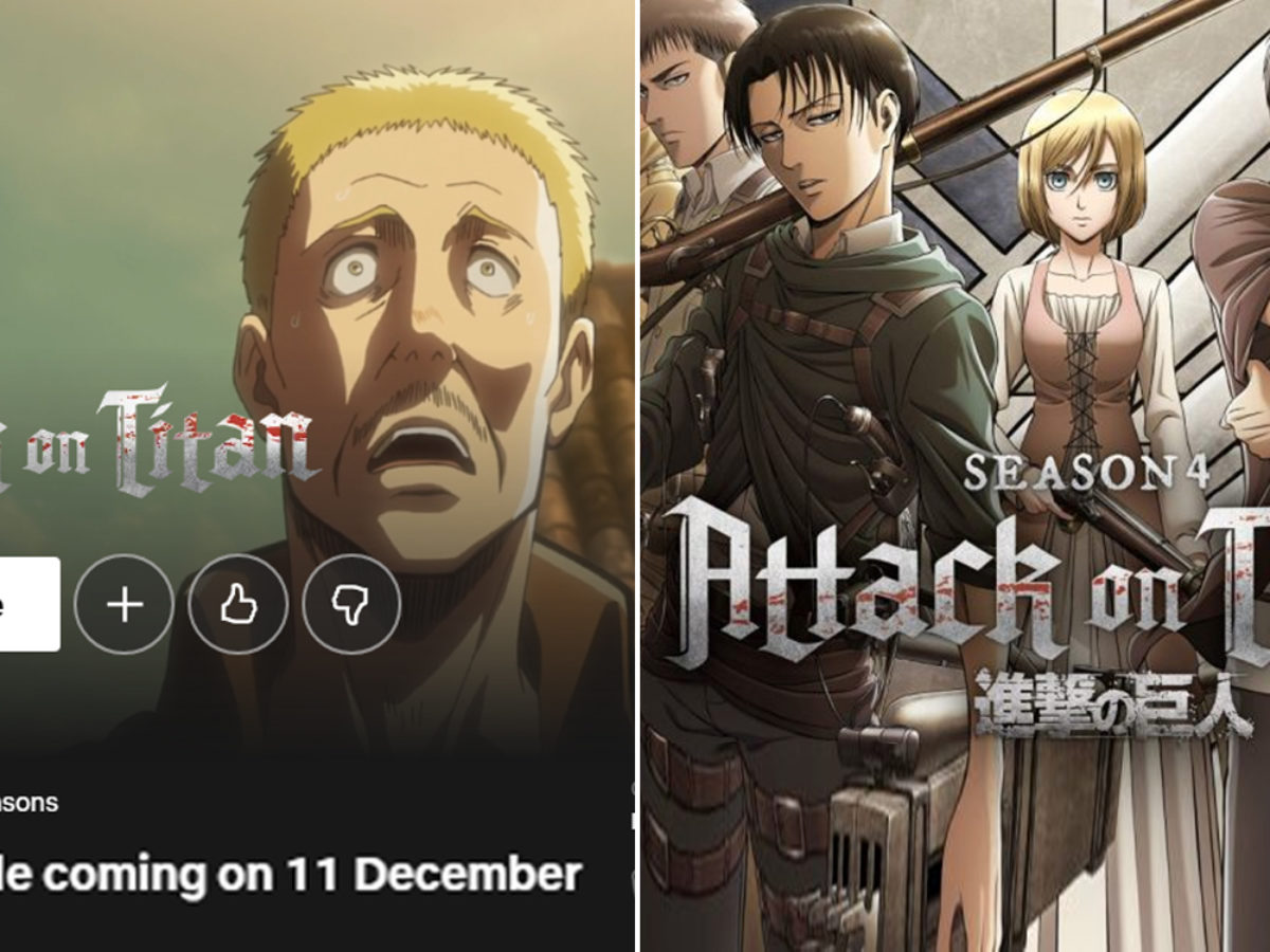 Netflix S Pore Streams Attack On Titan Season 4 From 11 Dec In Thrilling Conclusion To Beloved Anime