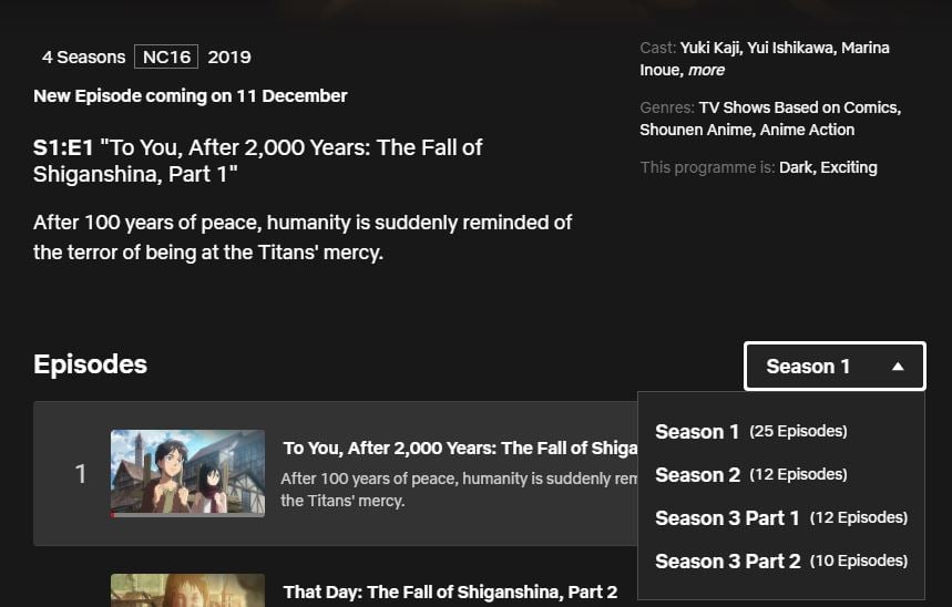 Attack on Titan: The Final Season' is premiering on Netflix on December 11