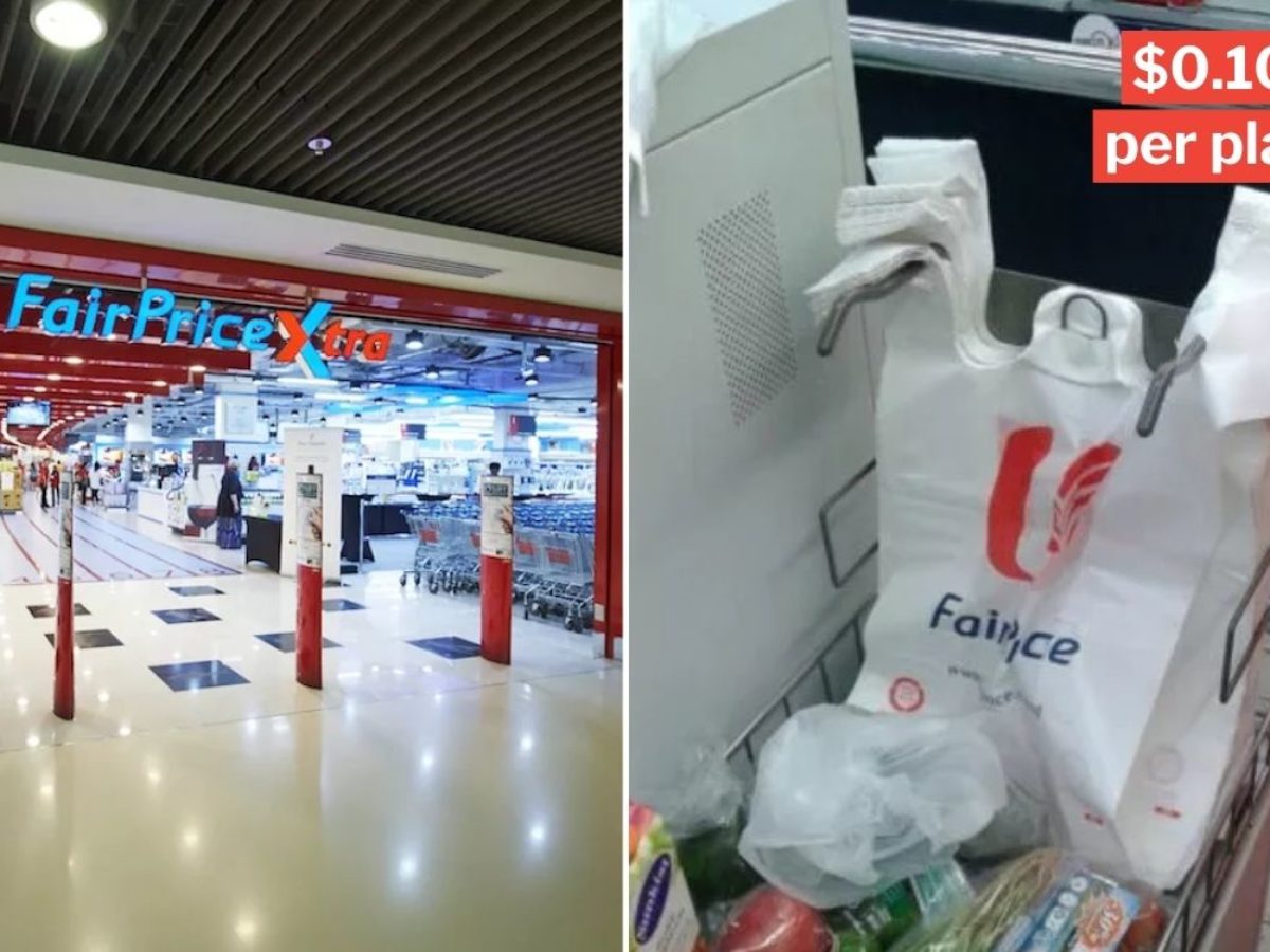 Ntuc Fairprice To Continue Charging For Plastic Bags Take Note When You Re Grocery Shopping