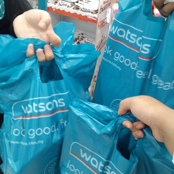 Watsons plastic bags