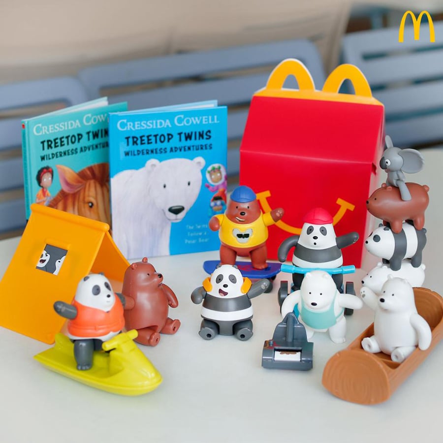 McDonald's S'pore Has We Bare Bears Happy Meal Toys You Can Stack Like
