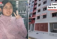 Tina Lim missing girl from Choa Chu Kang
