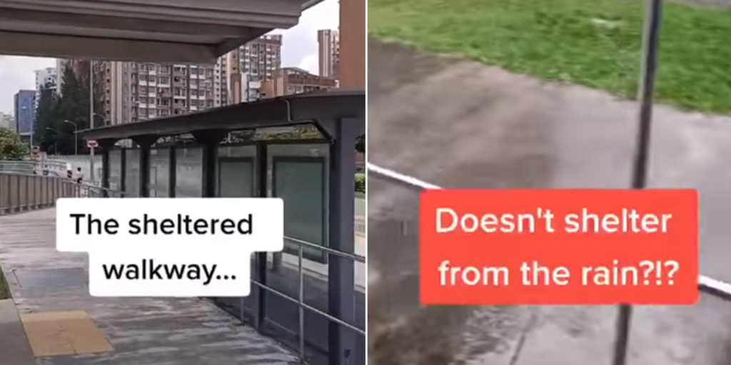 Workers Fix Punggol Covered Walkway After It Goes Viral, Will Now Link ...