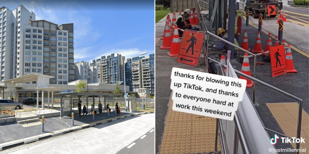 Workers Fix Punggol Covered Walkway After It Goes Viral, Will Now Link ...
