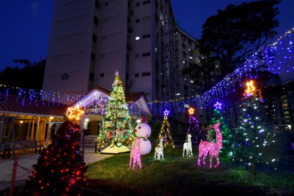 Bedok Residents Decorate Estate With Upcycled Ornaments, Bringing