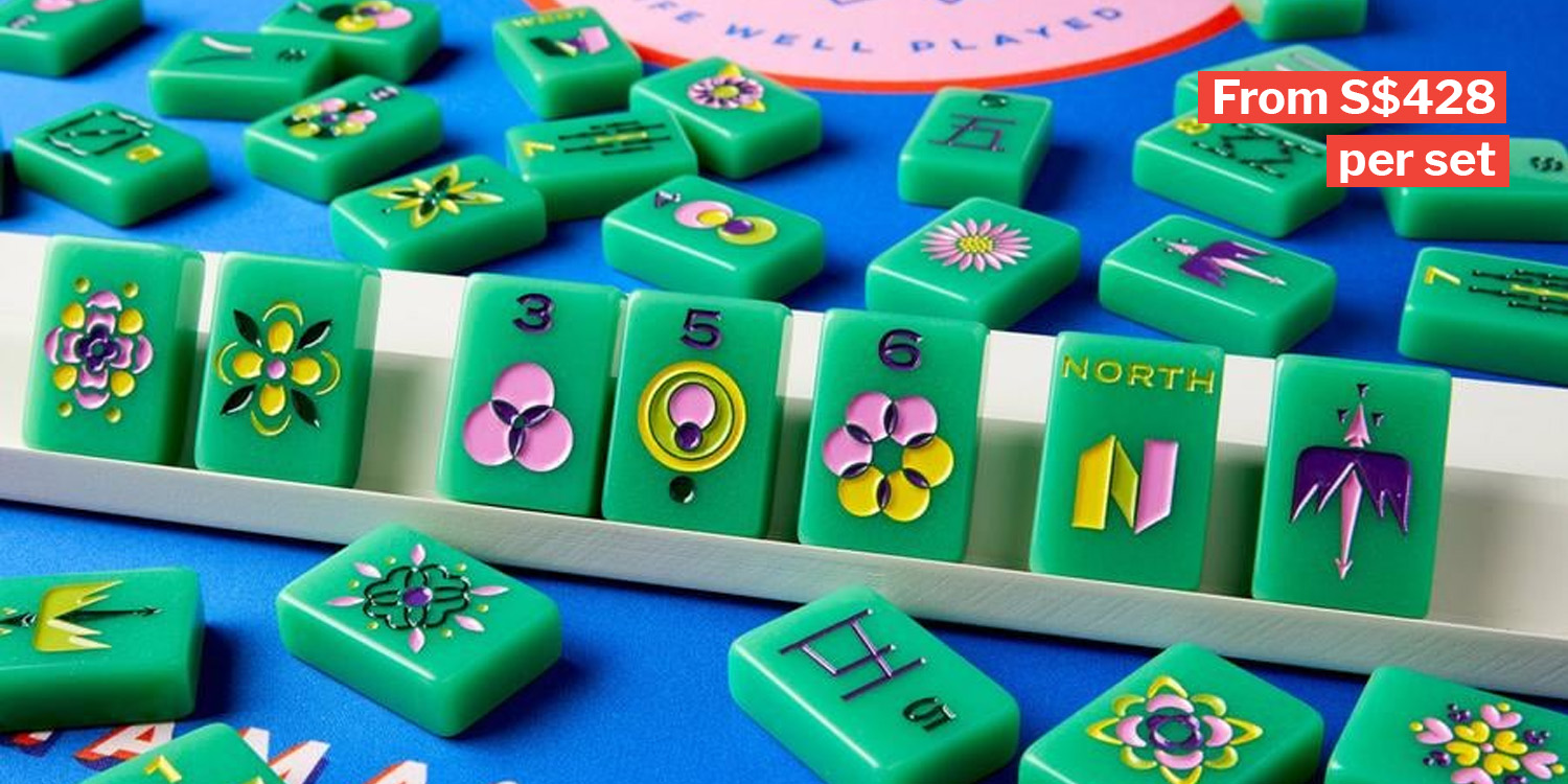 Beautiful Jade Like Mahjong Set