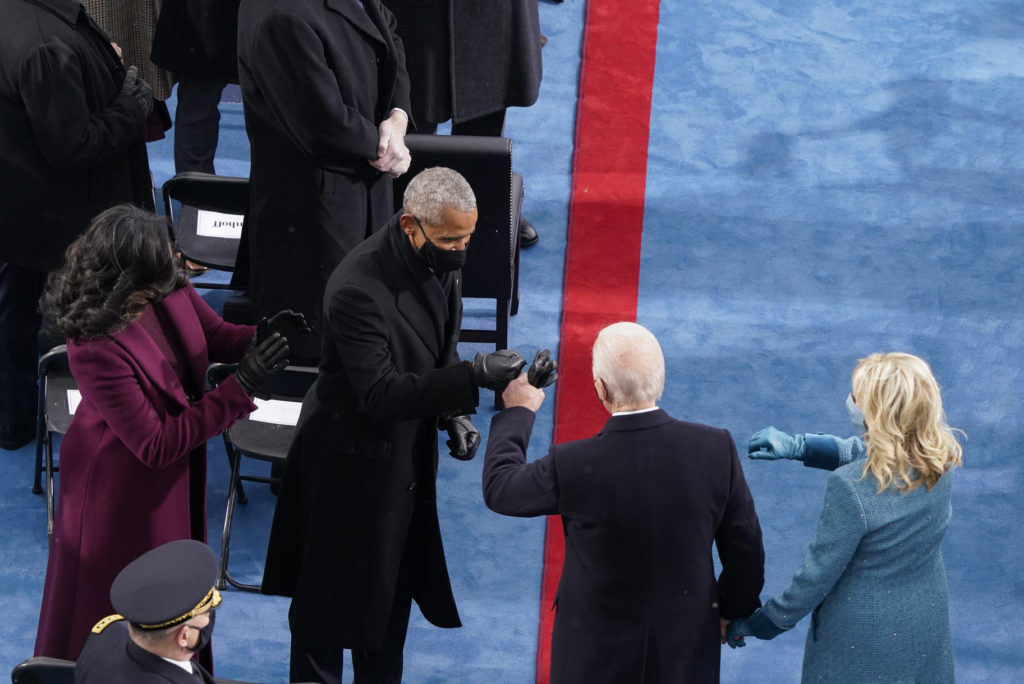 US President Biden Fist-Bumps Obama To Affirm Bromance At Inauguration