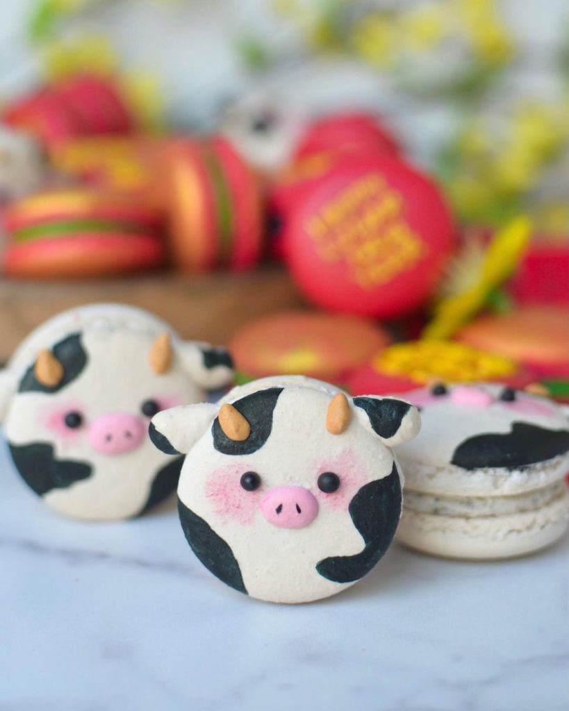 Artist Makes Cow Shaped Macarons And Cny Bakes Thatll Sweeten Up Your