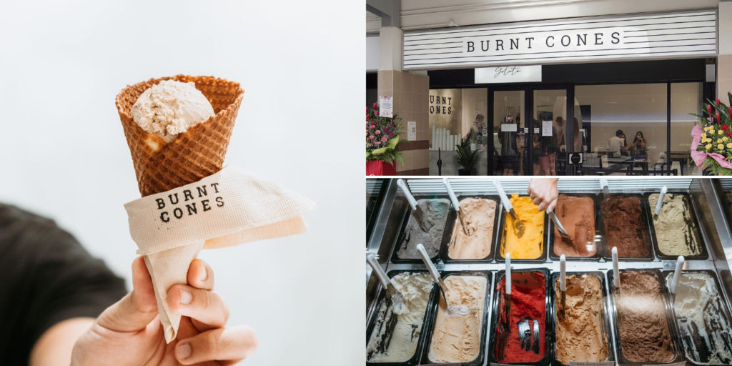 Clementi Café Serves Gelato In Burnt Cones Till Midnight 'Cause It's