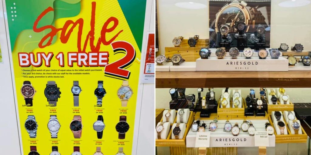 Century Square Shop Has Buy 1 Get 2 Free Promo On Watches, Stock Up & Keep Track Of Time