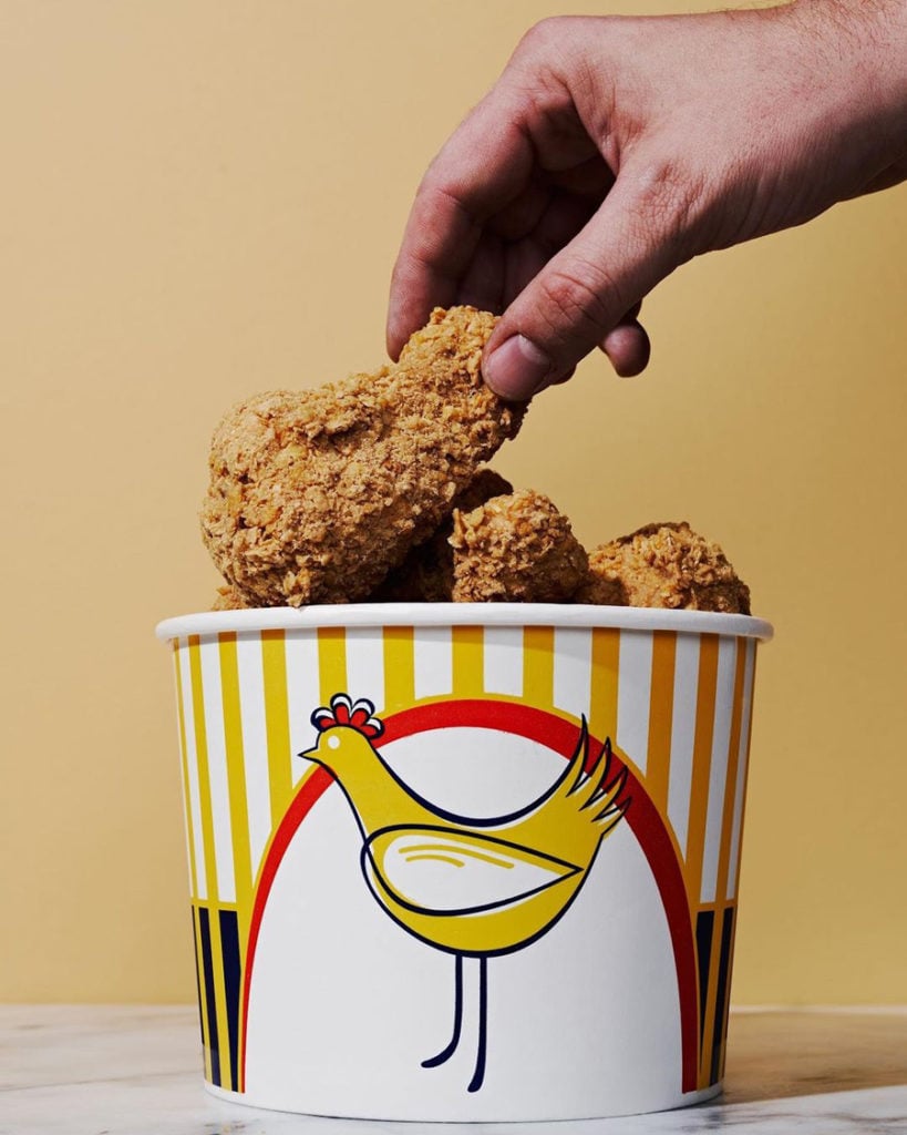 This Realistic Fried Chicken Ice Cream Covered With Corn Flakes Will