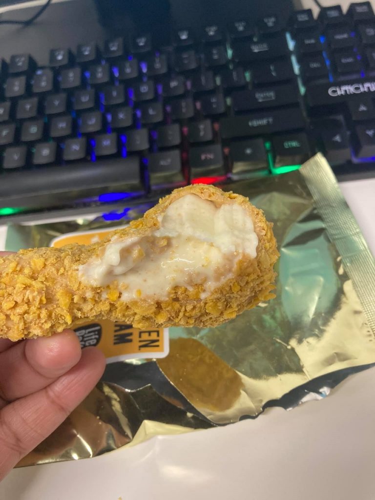 This Realistic Fried Chicken Ice Cream Covered With Corn Flakes Will