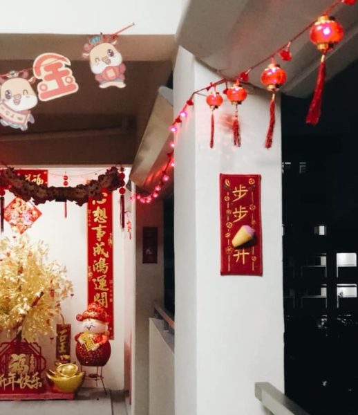 Reliving the kampung spirit': Neighbours put up CNY decorations