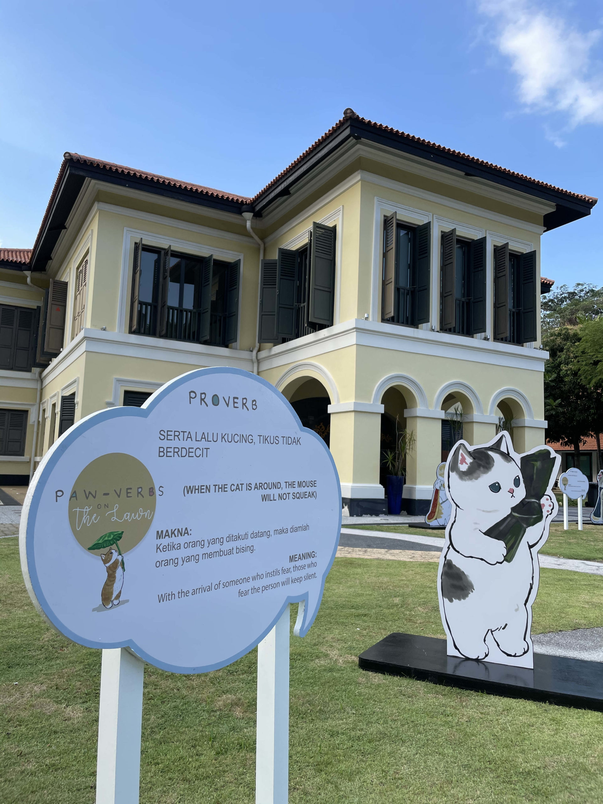 Cat Exhibition At Malay Heritage Centre Lets You Learn Proverbs Among Cute Feline Lawn Art