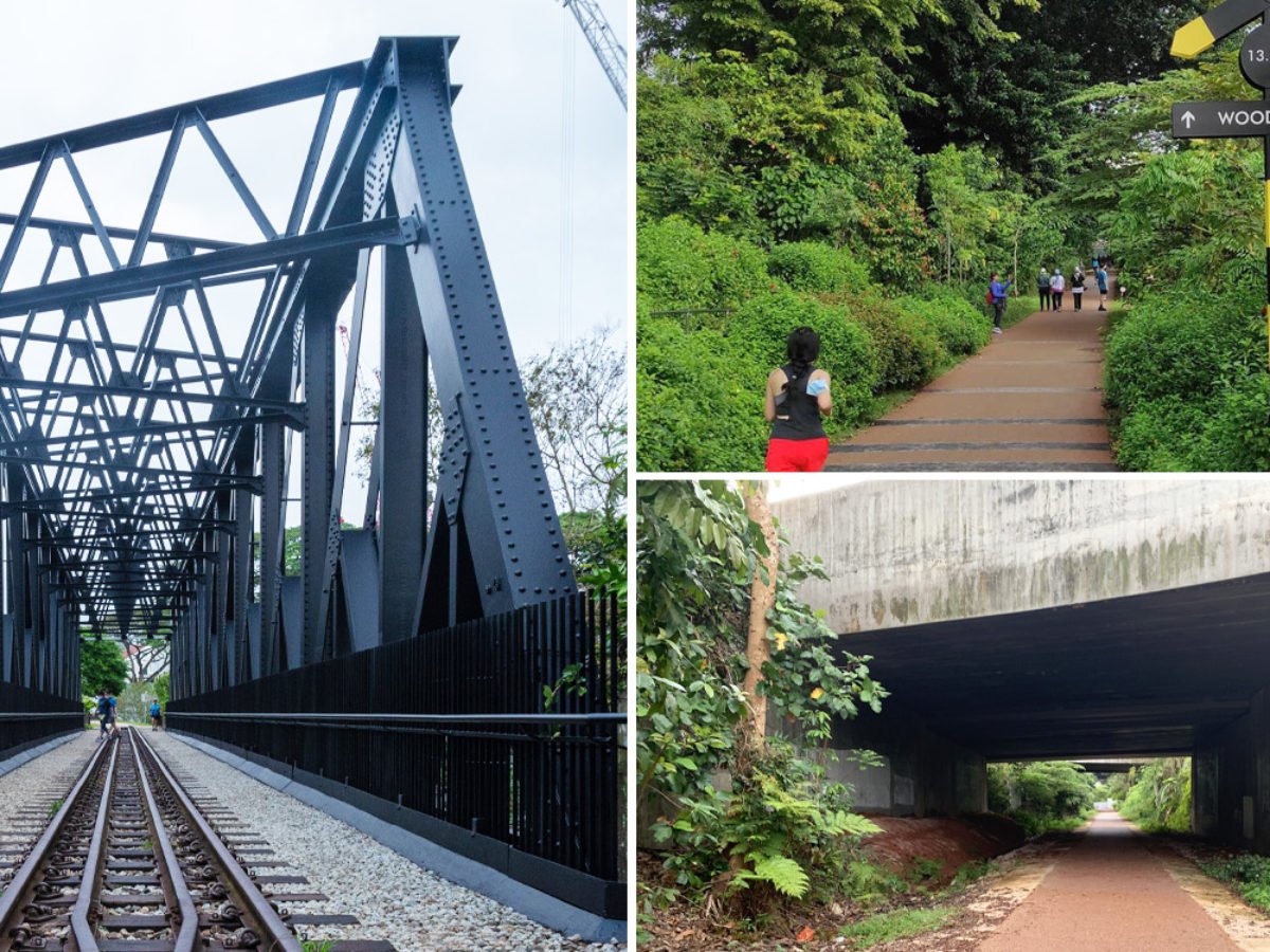 Rail Corridor Between Bukit Timah Truss Bridges Reopens Now Has Footpaths To Prevent Muddy Shoes