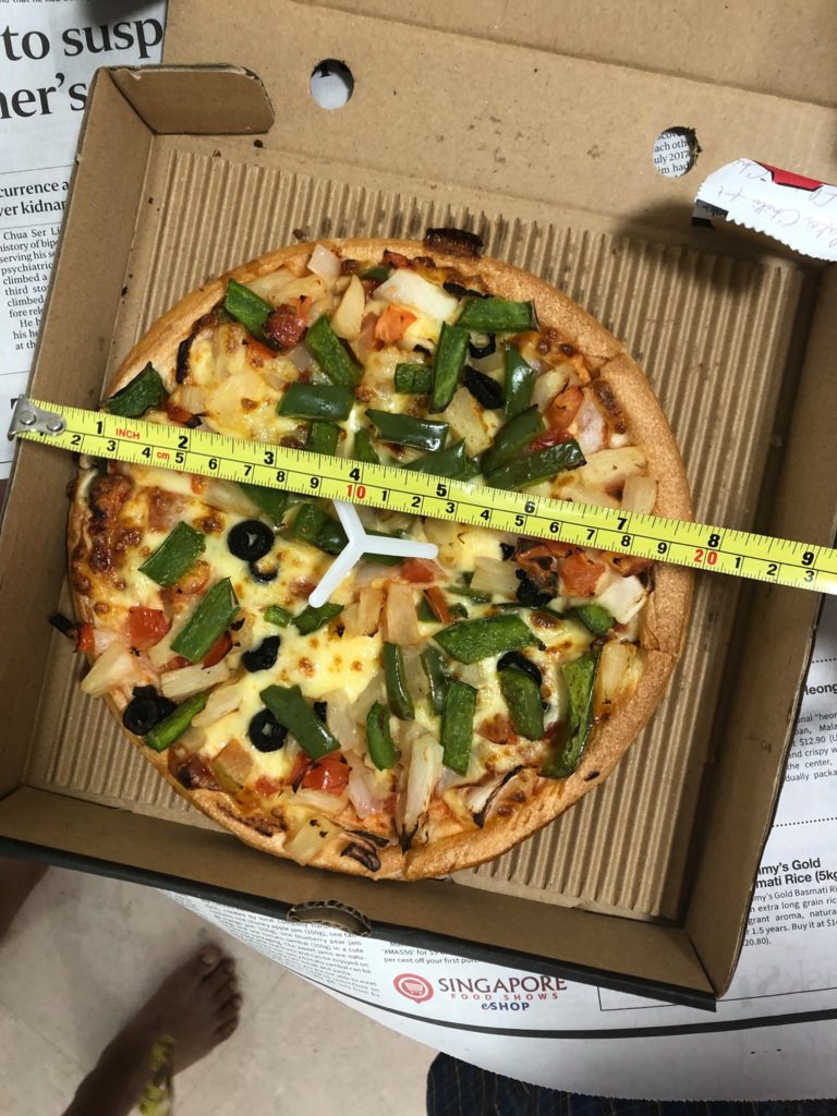 S’pore Man Discovers Pizza Is 1 Inch Smaller Than Advertised, Store ...