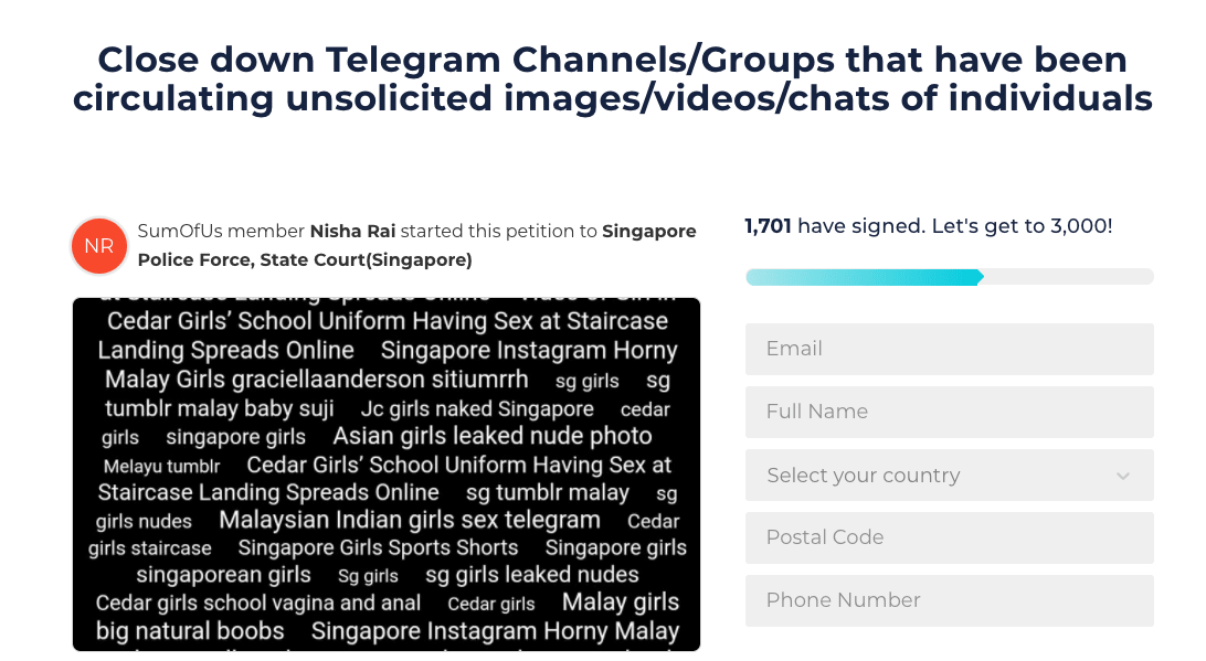 telegram groups obscene photos