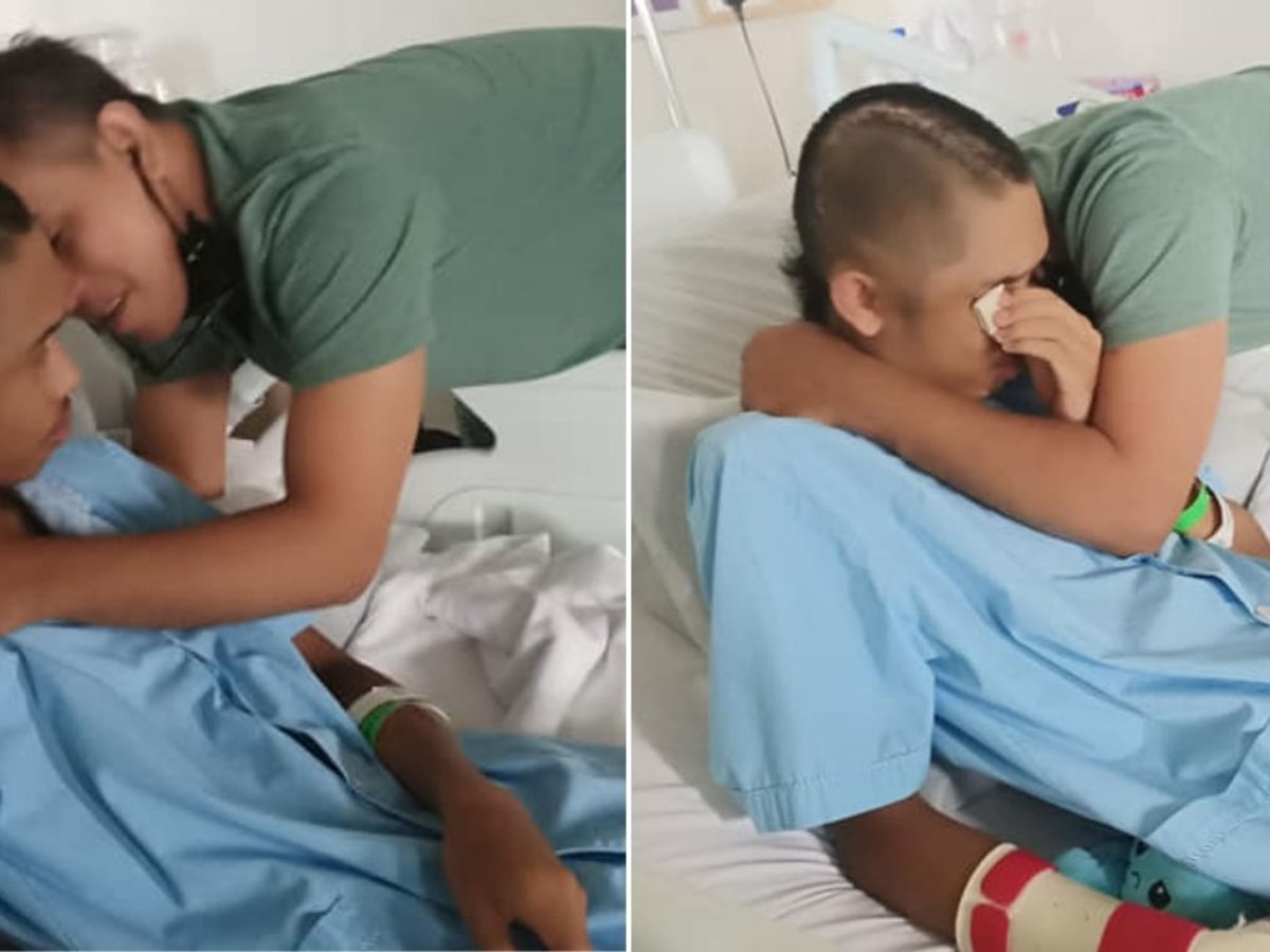 strangers raise 20k for grabfood rider in jurong accident move young man to tears