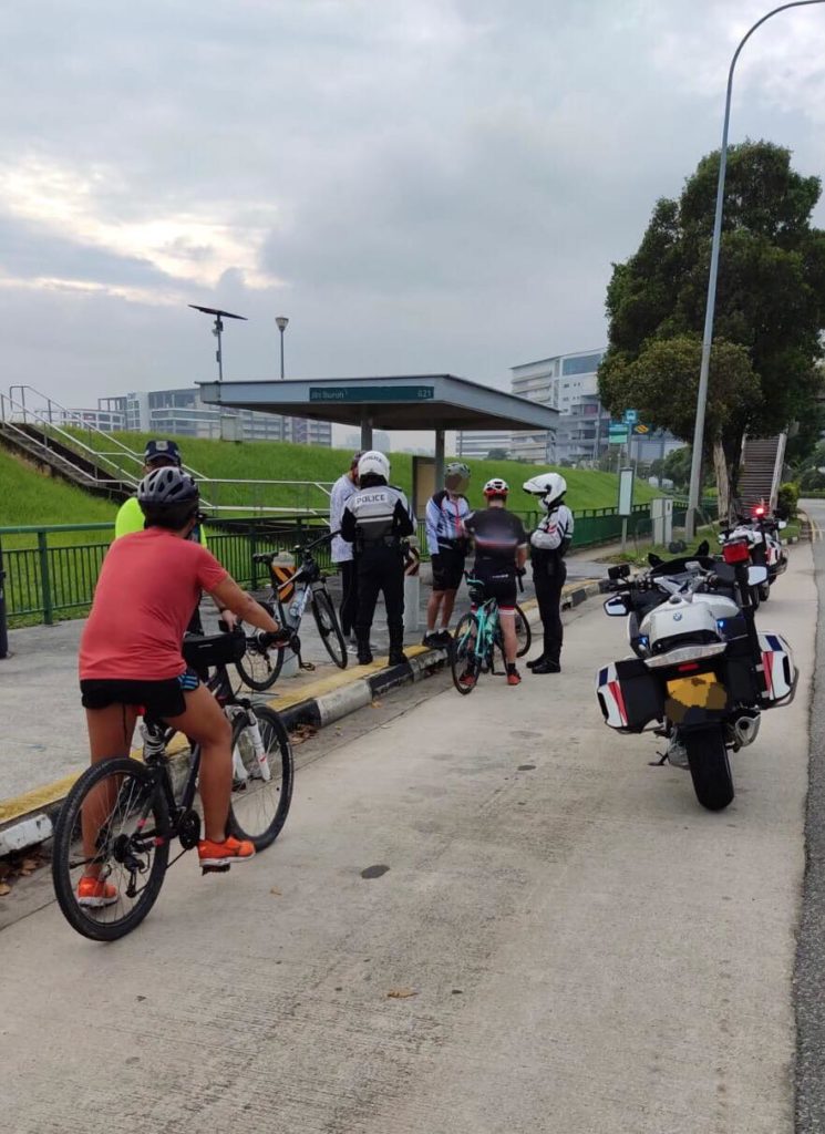 LTA & TP Officers Catch 34 Cyclists Breaking Traffic Rules, Help Make Roads Safer For Everyone