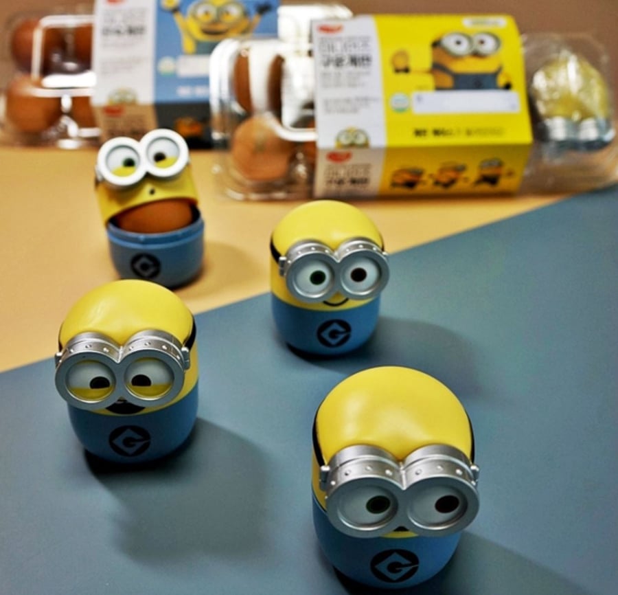 Minions egg case collection