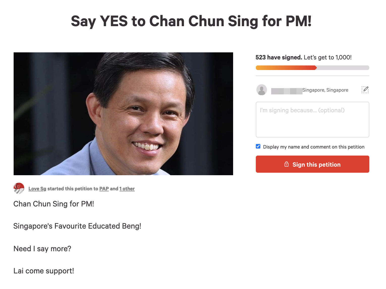 Chan chun sing PM