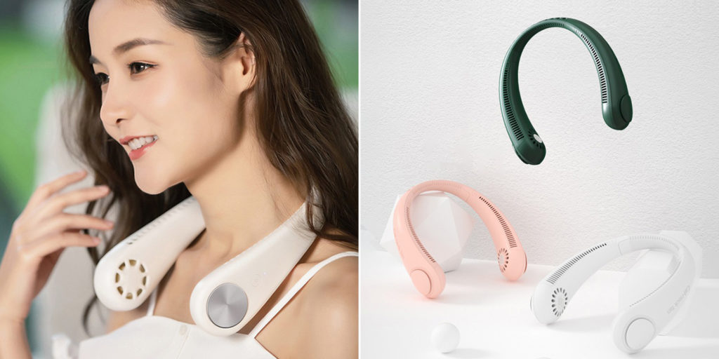 This Portable Fan Blows A Cool Breeze Around Your Neck So You're Always