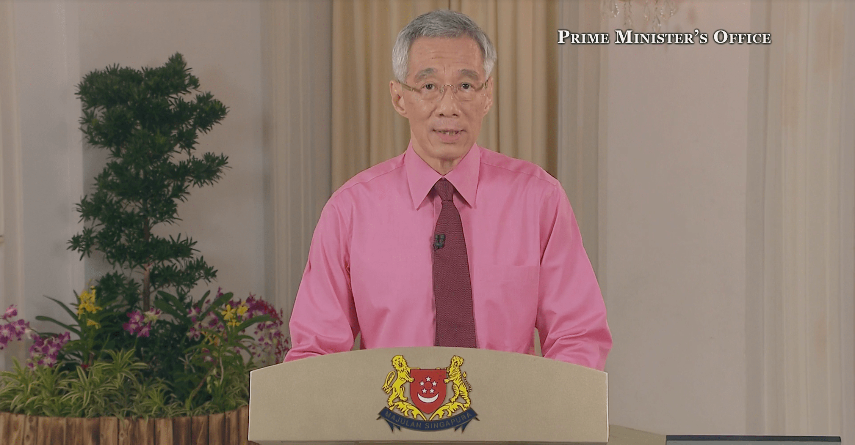 PM Lee address 31 may