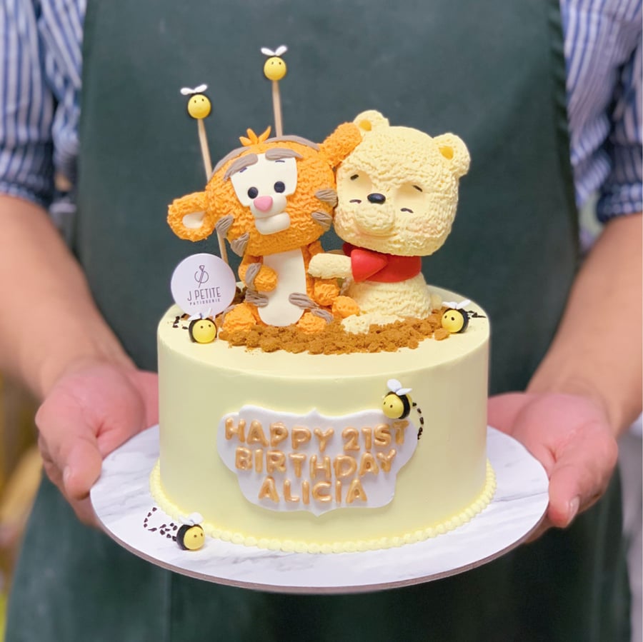 Winnie Pooh And Friends Cake — Burnt Butter Cakes