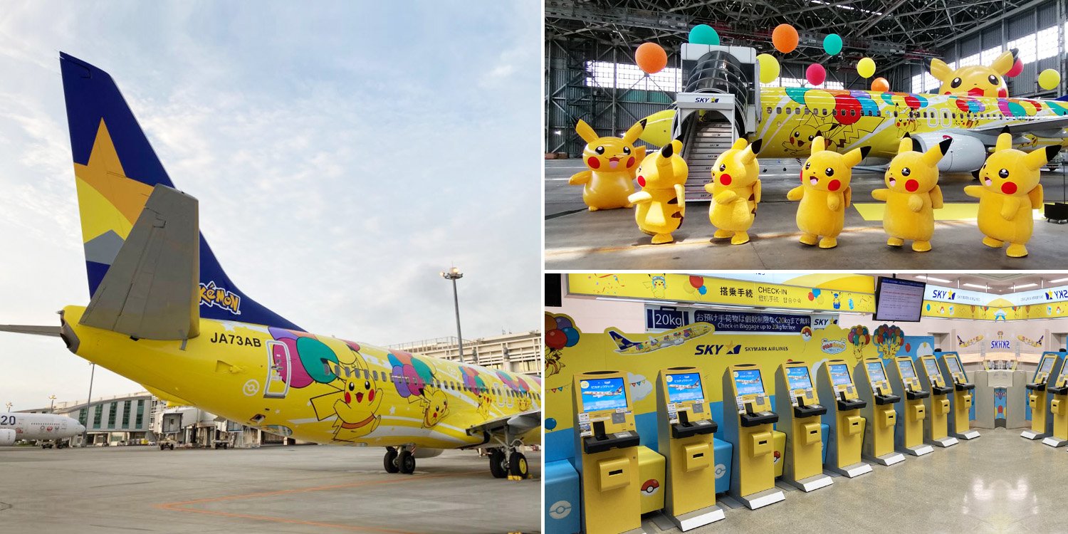 Pikachu Plane In Japan Will Add A Spark To Your Next Okinawa Trip