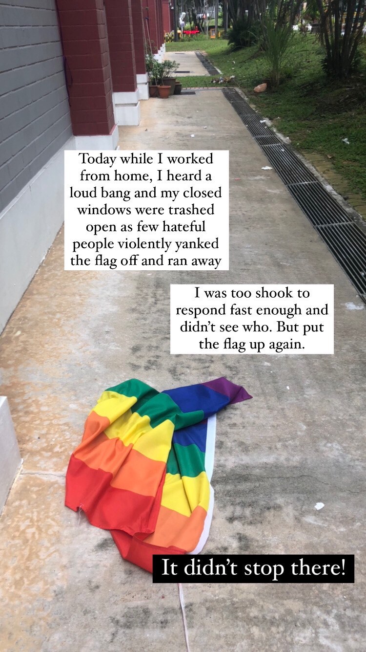 Pride Flag Gets Ripped From Womans Window Twice Police Looking Into Incident