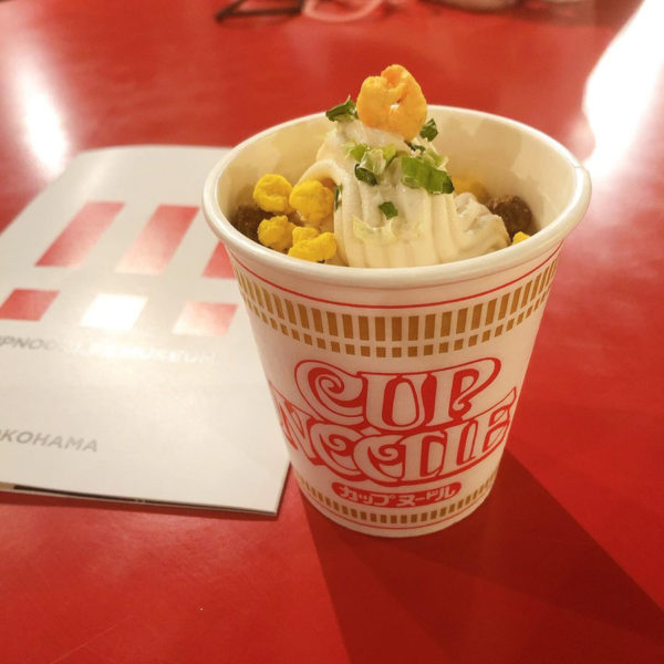 Nissins Cup Noodle Ice Cream Has Shrimp And Meat Will Confuse Your