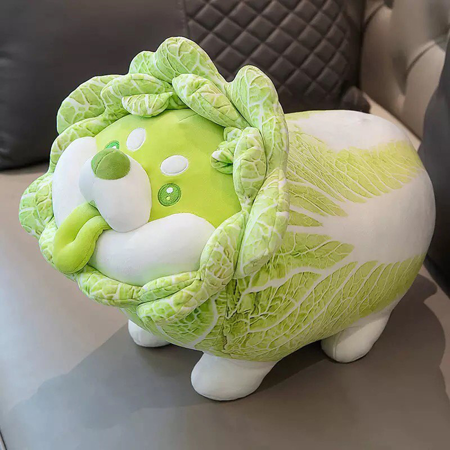 Cabbage Shiba Inu plushie