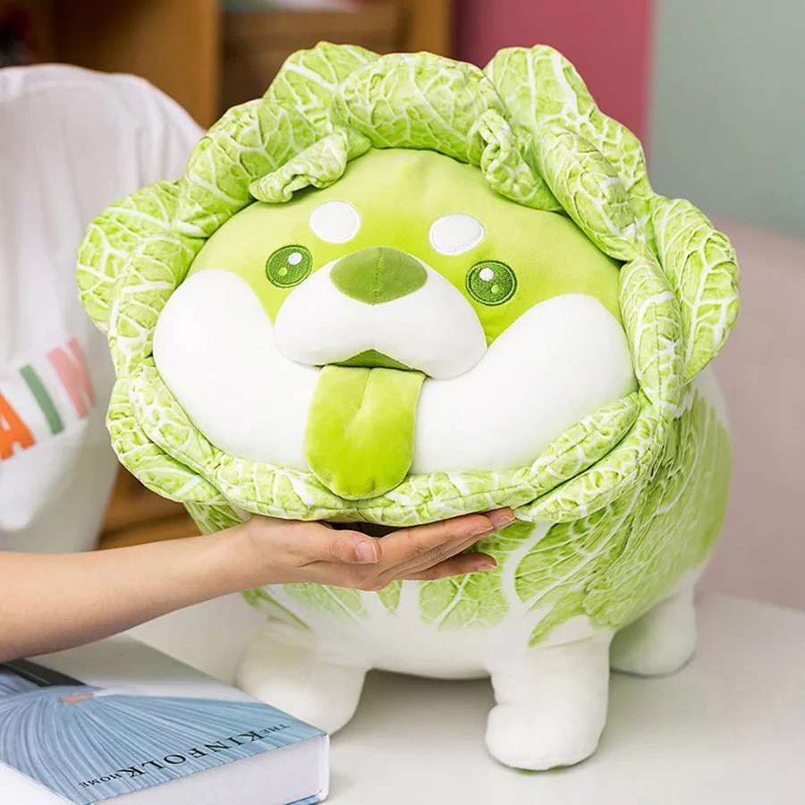 Cabbage Shiba Inu plushie 1